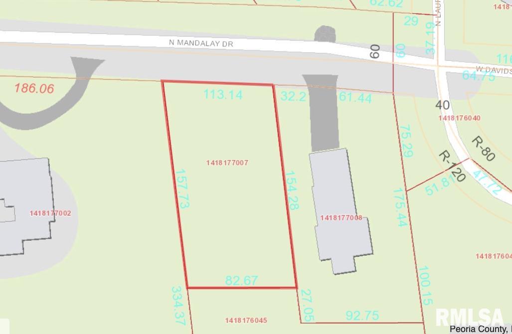 Lot/Land for sale at Lot 3 N MANDALAY Drive  in Peoria Illinois!