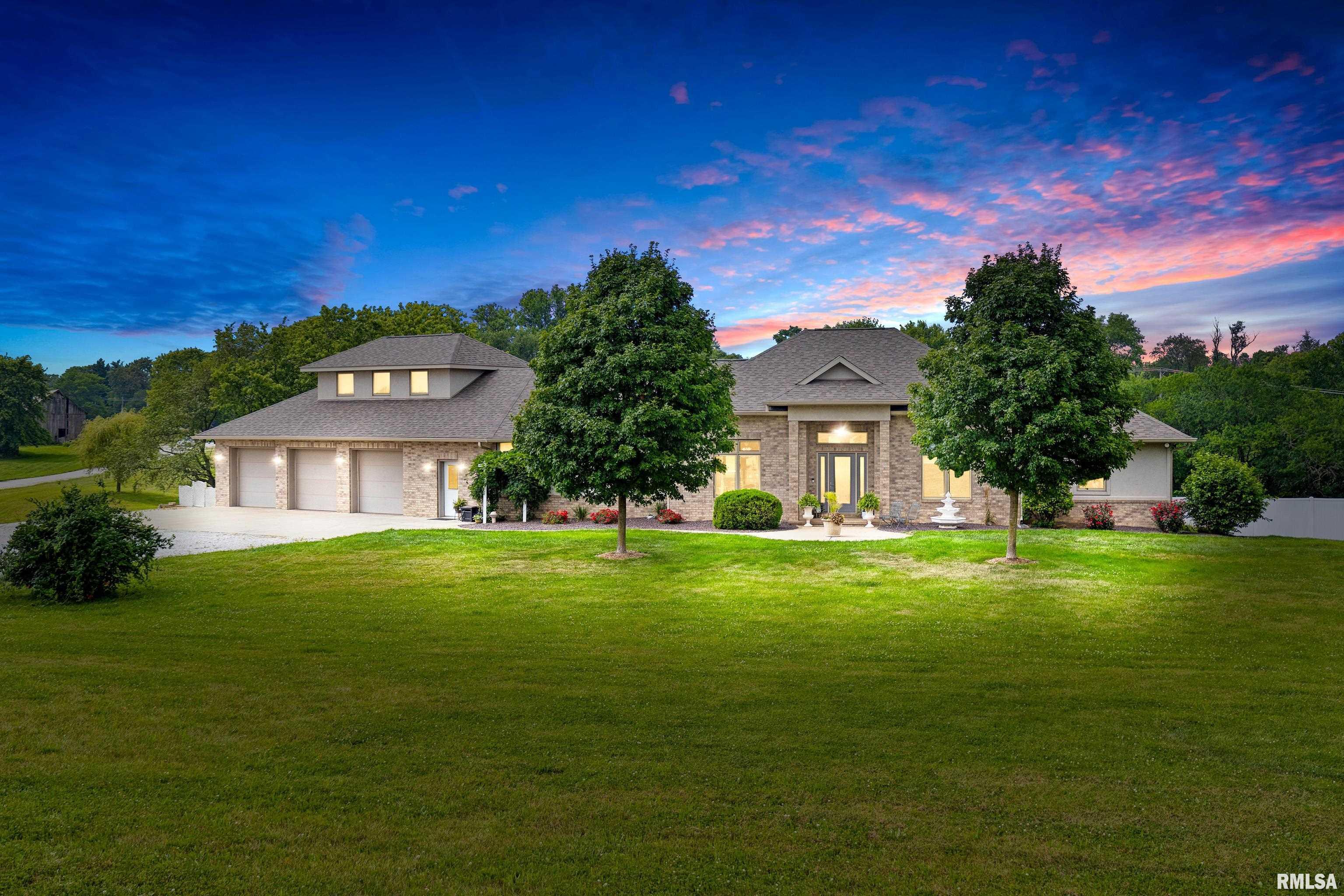 Luxury Home for sale at 7412 W PFEIFFER Road  in Mapleton Illinois!