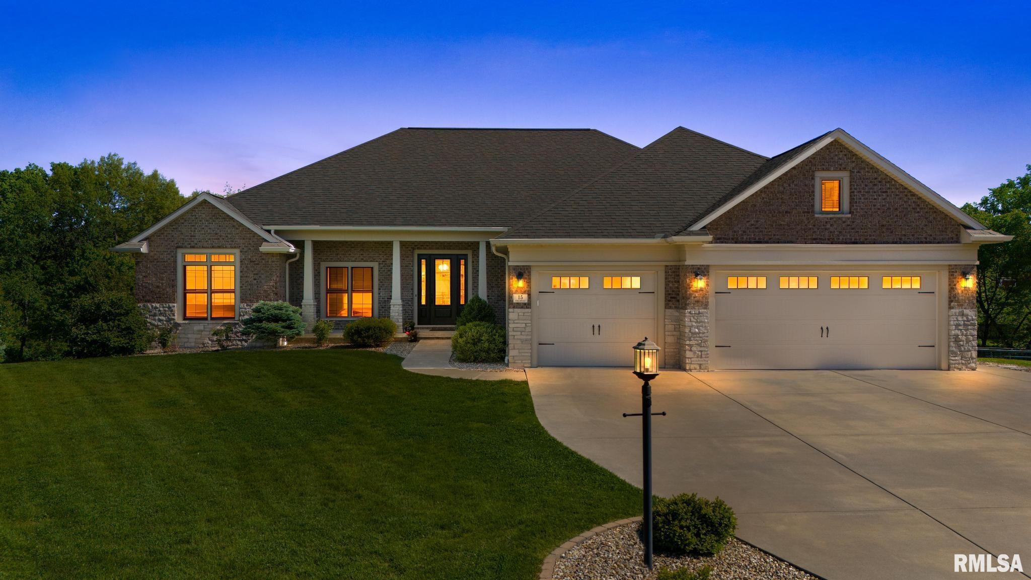 Luxury Home for sale at 15  STREAMWOOD Court  in Washington Illinois!