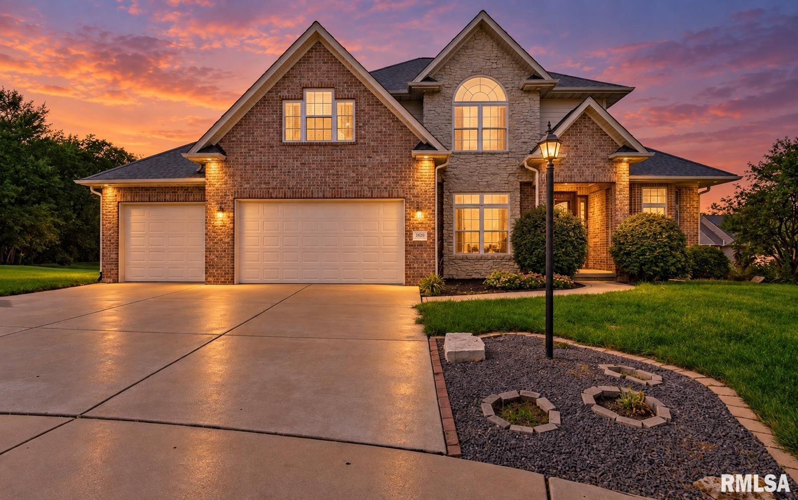 Luxury Home for sale at 3519 W OAK CREEK Court  in Dunlap Illinois!